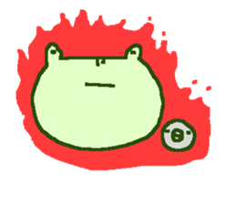 Cute frog stickers sticker #8825107