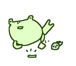 Cute frog stickers sticker #8825110