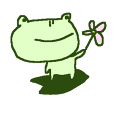 Cute frog stickers sticker #8825111