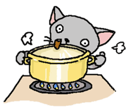 He is a cat named Gal 5 sticker #8825264