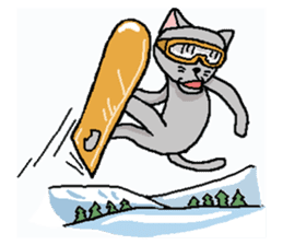 He is a cat named Gal 5 sticker #8825268