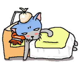 He is a cat named Gal 5 sticker #8825278