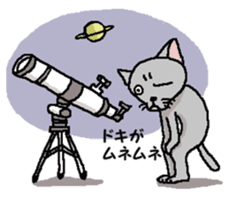 He is a cat named Gal 5 sticker #8825280