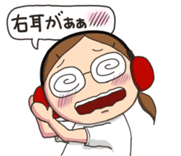 Daily life of the girl liking a game sticker #8825802