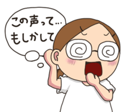 Daily life of the girl liking a game sticker #8825807