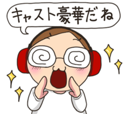 Daily life of the girl liking a game sticker #8825820