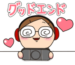 Daily life of the girl liking a game sticker #8825830