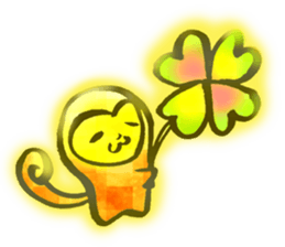 Glitter golden monkeys stickers sticker #8825969