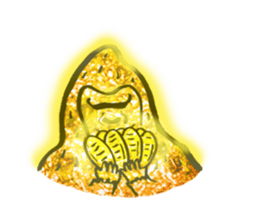 Glitter golden monkeys stickers sticker #8825982