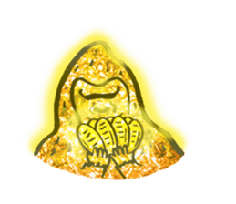 Glitter golden monkeys stickers sticker #8825982