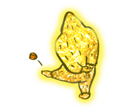 Glitter golden monkeys stickers sticker #8825985