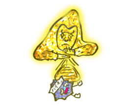 Glitter golden monkeys stickers sticker #8825991
