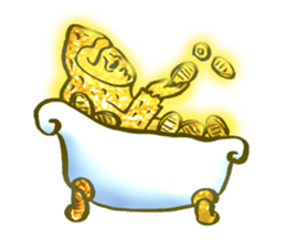 Glitter golden monkeys stickers sticker #8825999