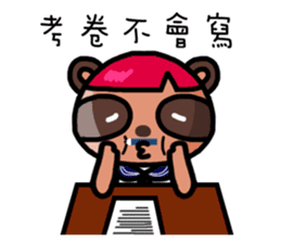 The Special Civet Cat Forces-Student sticker #8826246