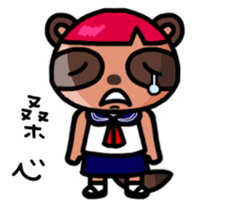 The Special Civet Cat Forces-Student sticker #8826261