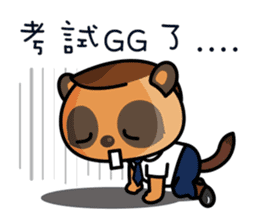 The Special Civet Cat Forces-Student sticker #8826266