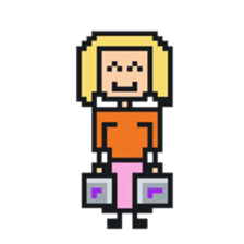 8bit World sticker #8826859