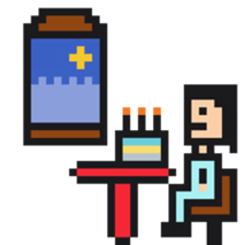 8bit World sticker #8826867