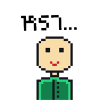 8bit World sticker #8826876