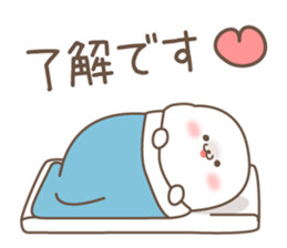 Sticker of a cute seal winter sticker #8827324