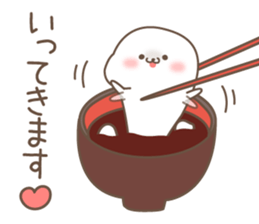 Sticker of a cute seal winter sticker #8827326