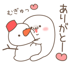 Sticker of a cute seal winter sticker #8827330