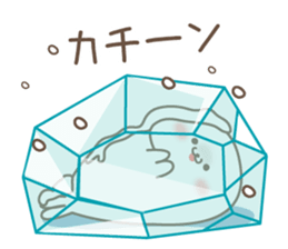 Sticker of a cute seal winter sticker #8827337