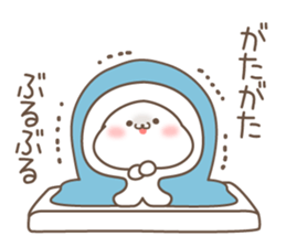 Sticker of a cute seal winter sticker #8827338