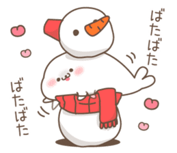 Sticker of a cute seal winter sticker #8827341