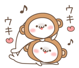 Sticker of a cute seal winter sticker #8827345