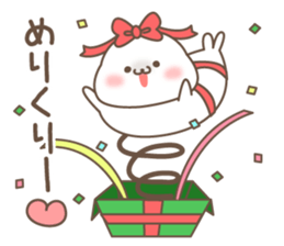 Sticker of a cute seal winter sticker #8827349