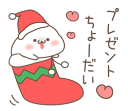Sticker of a cute seal winter sticker #8827351