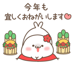 Sticker of a cute seal winter sticker #8827359