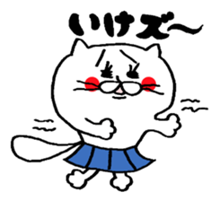 A cat  and Dead language sticker #8827377