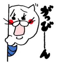 A cat  and Dead language sticker #8827384