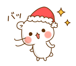 Christmas of an Vulgar bear. sticker #8827698