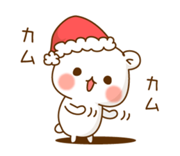 Christmas of an Vulgar bear. sticker #8827700