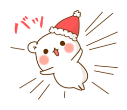 Christmas of an Vulgar bear. sticker #8827701