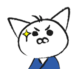 wandering kitten SAMURAI sticker #8828166