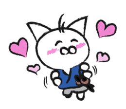 wandering kitten SAMURAI sticker #8828183