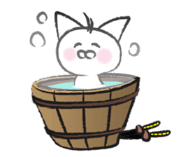 wandering kitten SAMURAI sticker #8828184