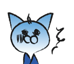 wandering kitten SAMURAI sticker #8828188