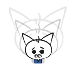 wandering kitten SAMURAI sticker #8828189