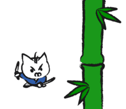 wandering kitten SAMURAI sticker #8828194