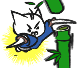 wandering kitten SAMURAI sticker #8828195