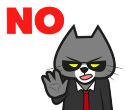 Cat mafia sticker #8828404