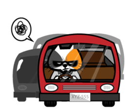 Cat mafia sticker #8828412