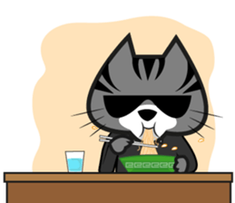 Cat mafia sticker #8828429