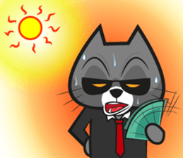 Cat mafia sticker #8828431