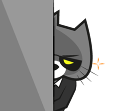 Cat mafia sticker #8828439